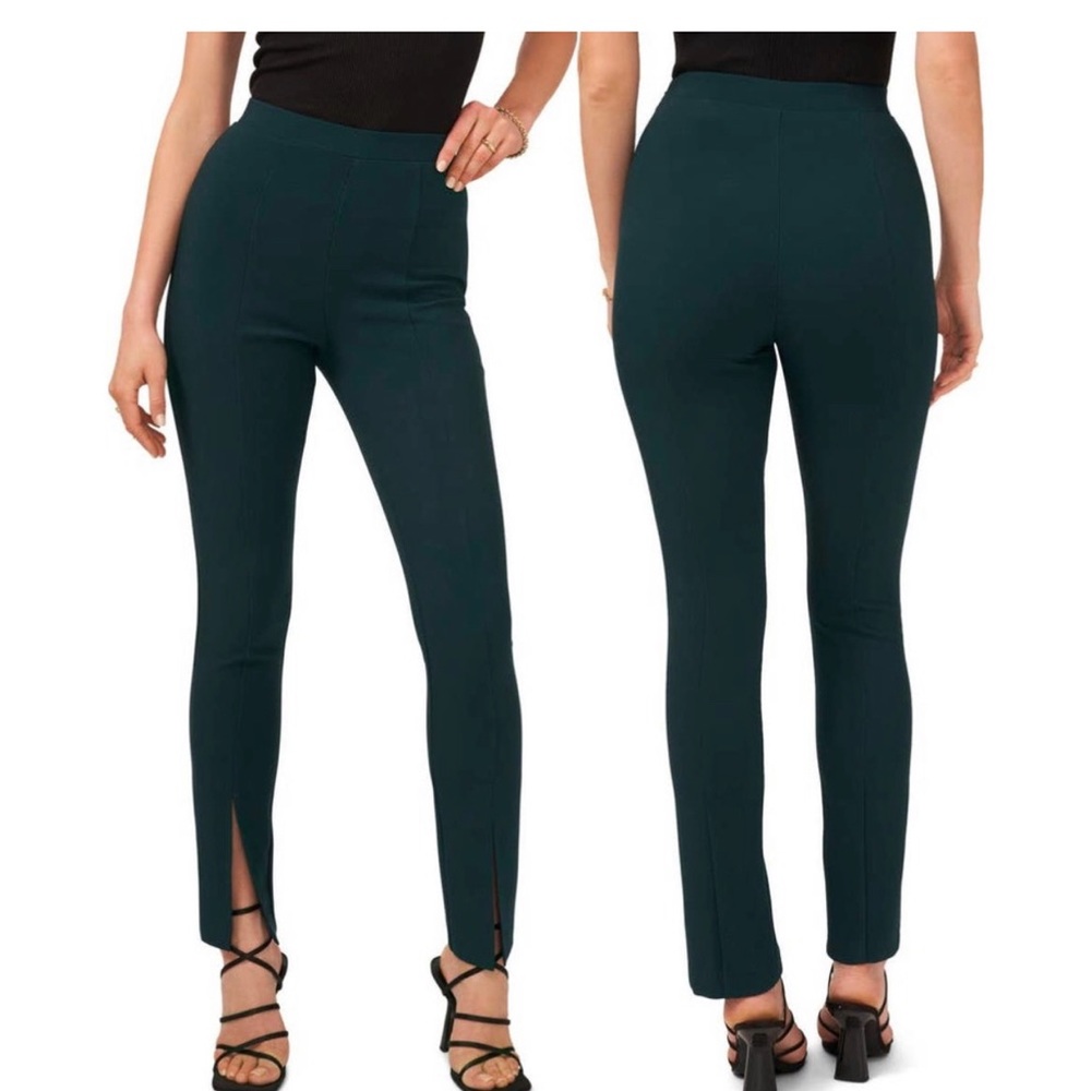 1 State front Slit Pants in Emerald Green NWOT Sz 6